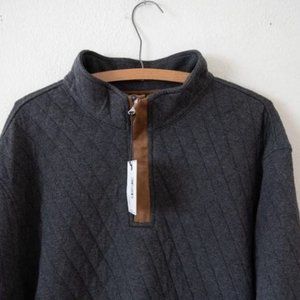 Untuckit Mali Sweater Pullover Quarter Zip XL